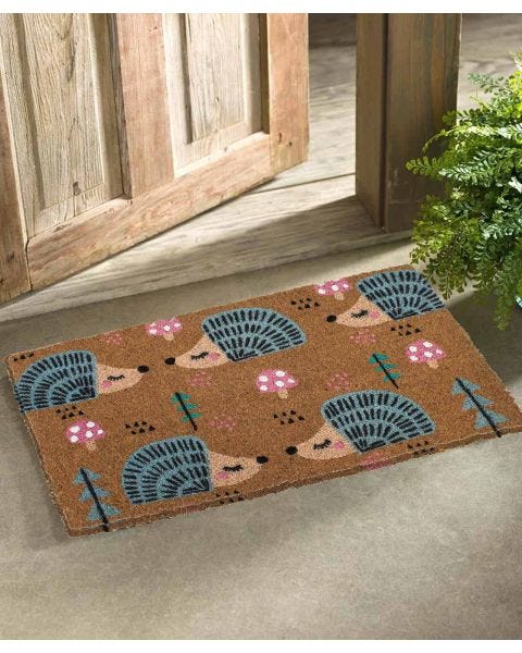 Hedgehog Coir Door Mat
