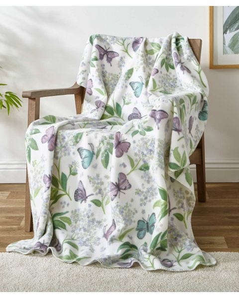 Pack of 2 Butterfly Throws
