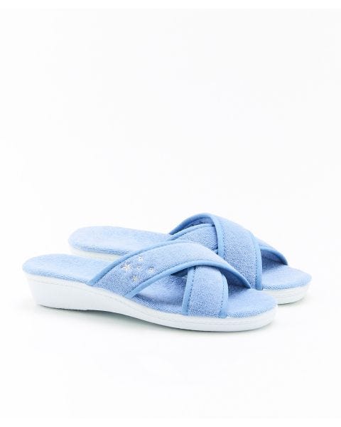 Towelling Mule Slipper