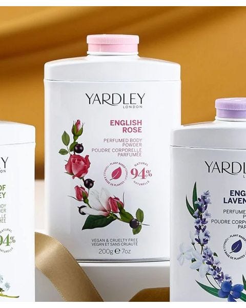 Yardley Fragranced Body Powder