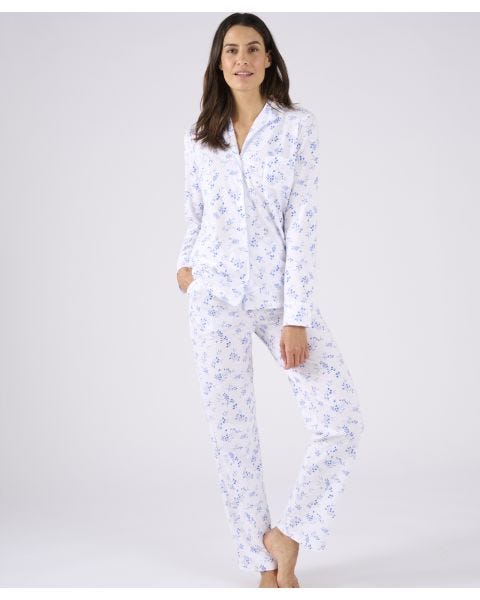 Button-through Jersey Pyjamas
