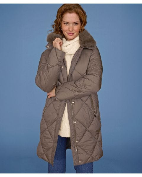 Thermal  Faux Fur Trimmed Parka