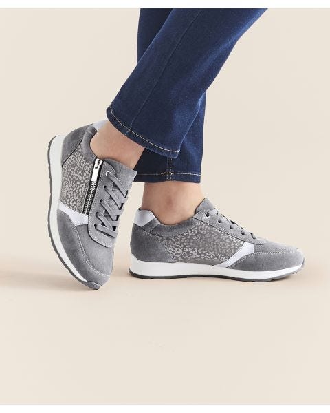 Amortyl Animal Print Trainers