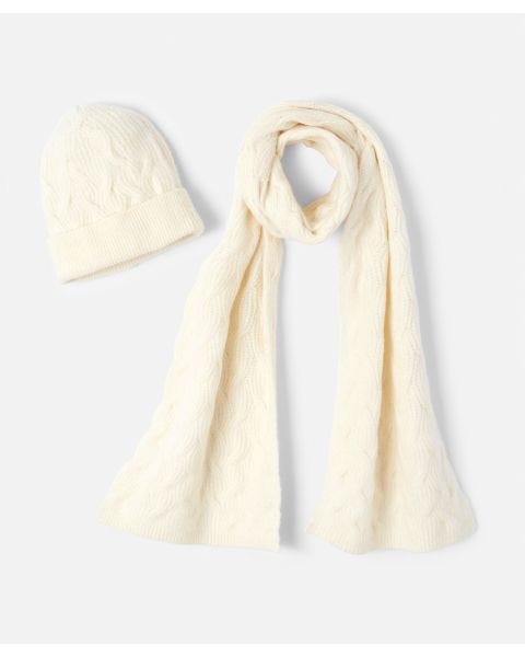 Cable Hat & Scarf Set