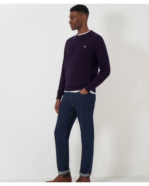 Crew Clothing - Organic Cotton Crew Neck Jumper