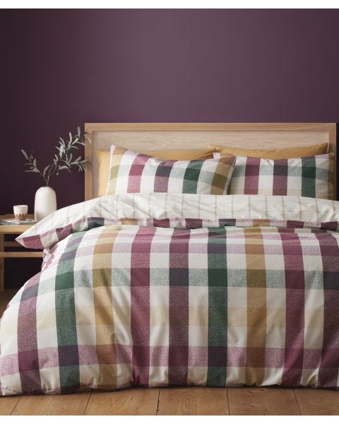 Autumn Check Duvet Set