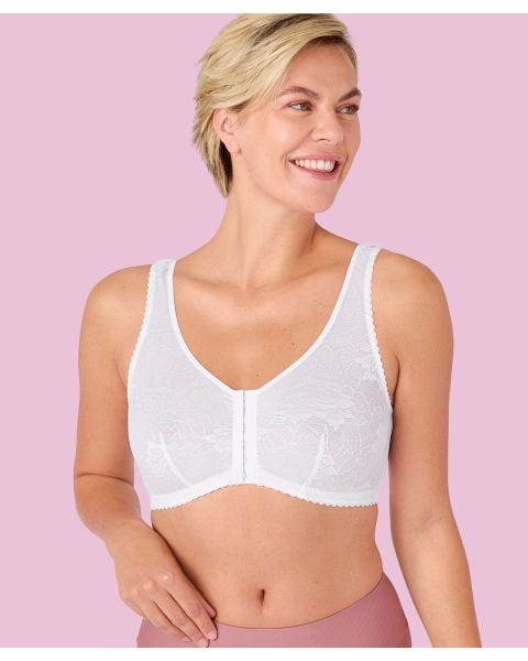 Non-wired Front-fastening Jacquard Bra