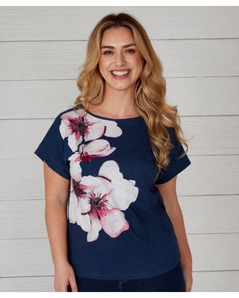 First Avenue Detailed T-Shirt