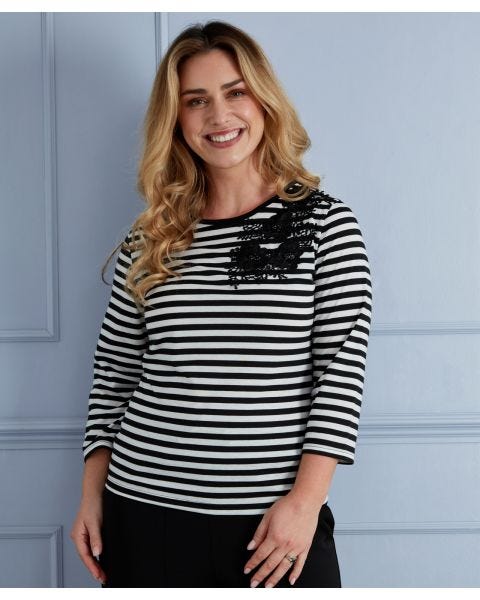 First Avenue Lace Detail Top