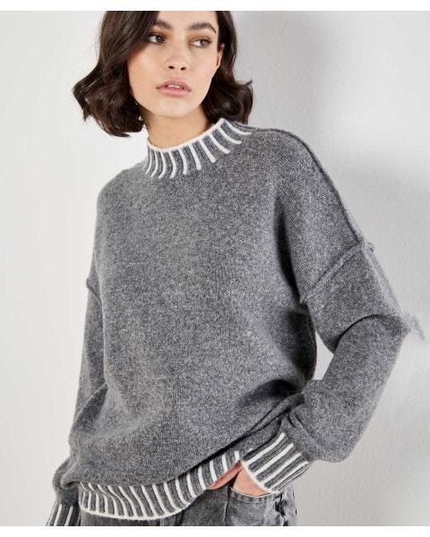 Apricot Knitted Jumper