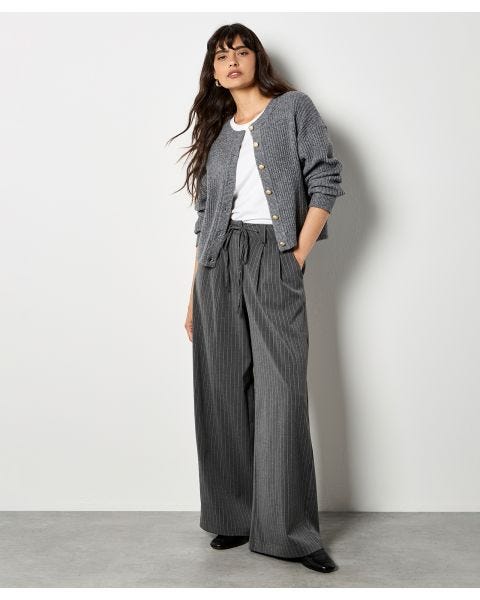 Apricot Pinstripe Trouser