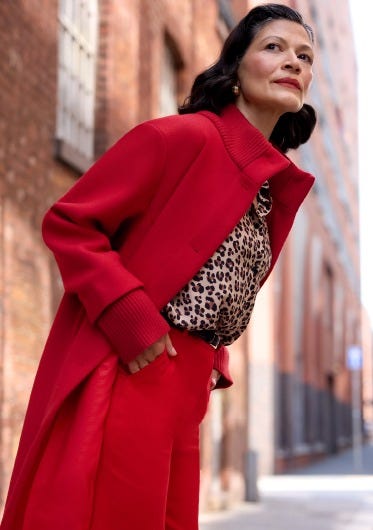 Claudia the TV model