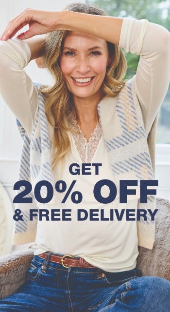 20% off and free delivery with code 93632